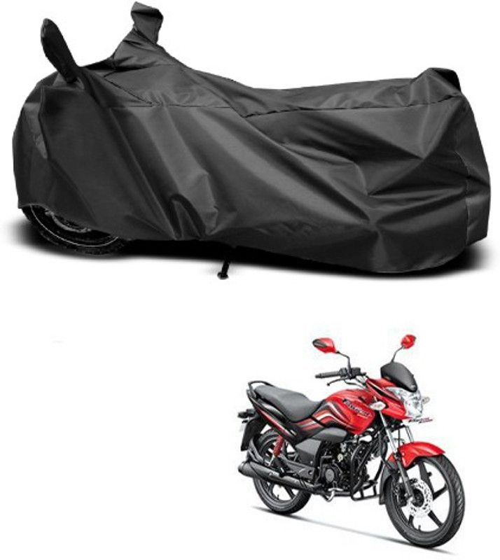 THE REAL ARV Waterproof Two Wheeler Cover for Hero  (Passion Xpro, Black)