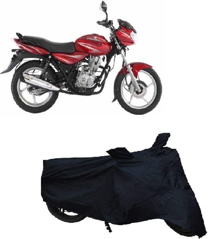 CORASS Two Wheeler Cover for Bajaj  (Discover, Black)