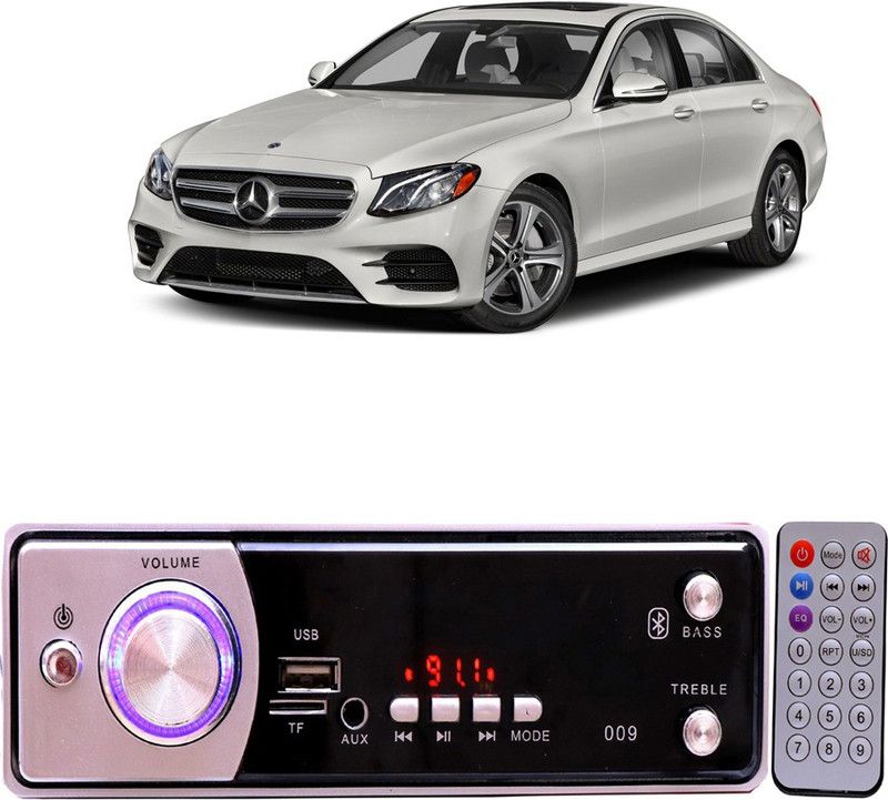 Bluedrum Silver009 BLUETOOTH/USB/SD/AUX/FM/MP3 Car Stereo ( Single Din) B-386 Car Stereo  (Single Din)