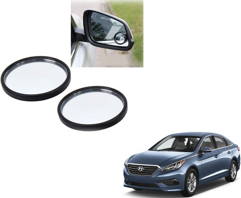 Autoinnovation 360° Convex Side Rear View Blind Spot Mirror for Hyundai Sonata Glass Car Mirror Cover  (HYUNDAI Sonata)