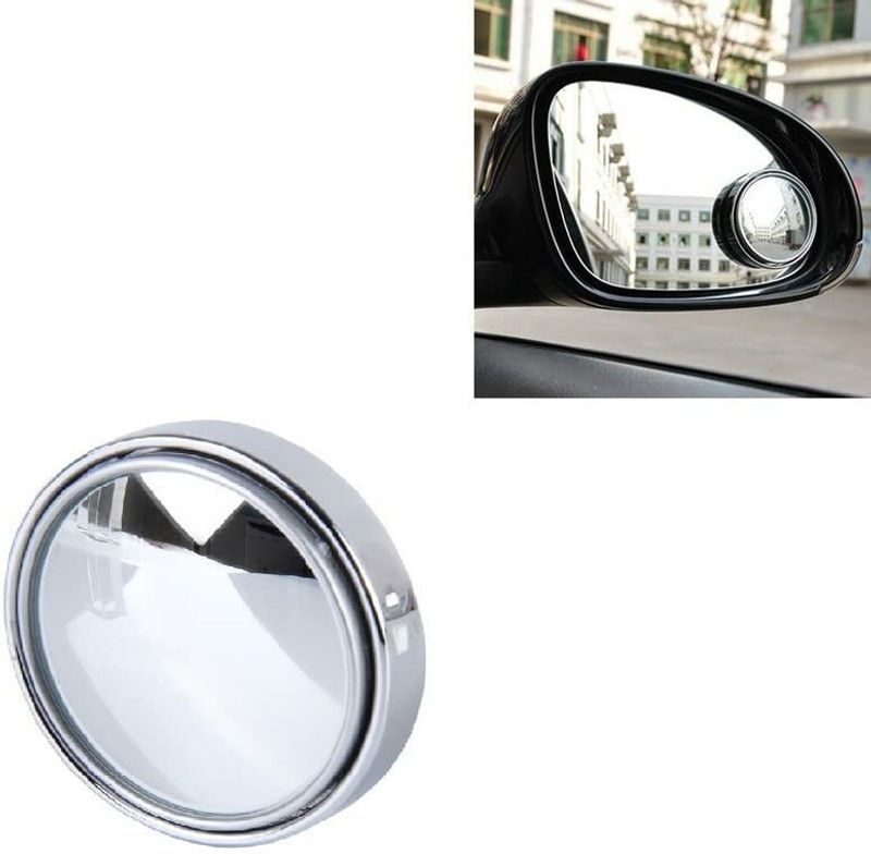 AutoRight Manual Rear View Mirror For Universal For Car Universal For Car  (Center)