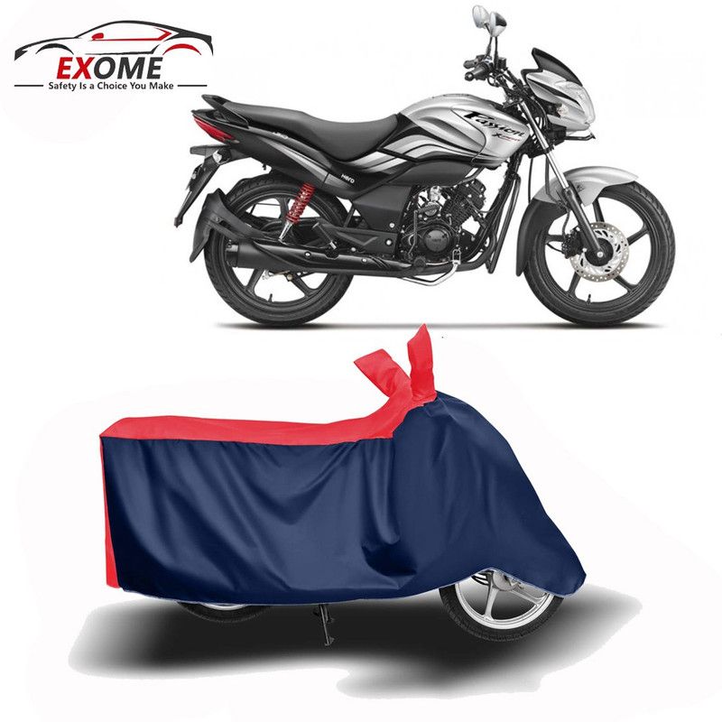 EXOME Two Wheeler Cover for Hero  (Passion, Red, Blue)
