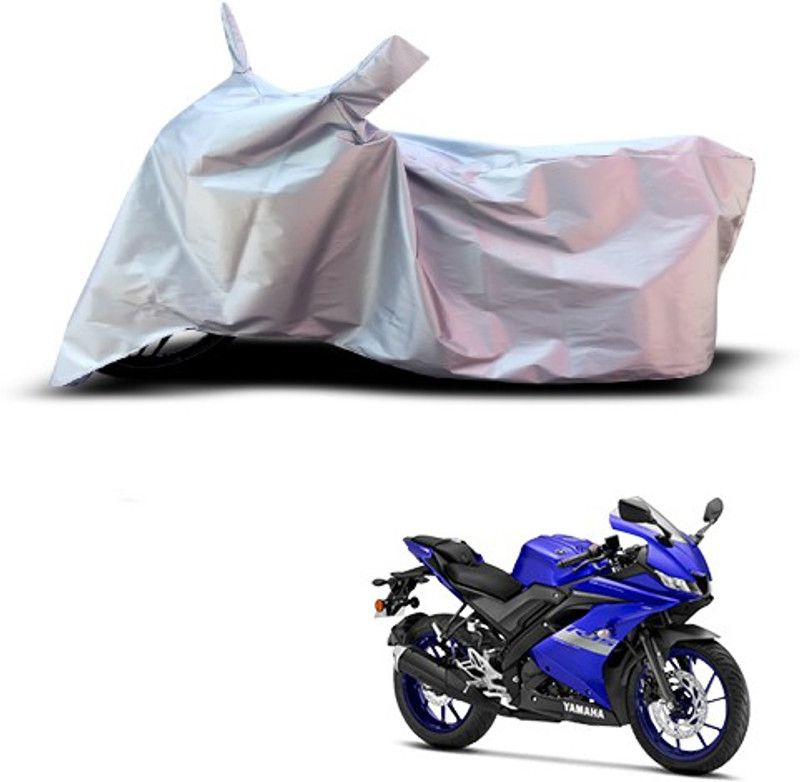 APNEK Waterproof Two Wheeler Cover for Yamaha  (R15 V3, Silver)