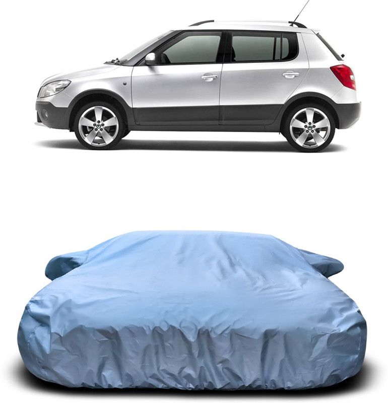 Ascension Car Cover For Skoda Fabia Scout (With Mirror Pockets)  (Silver)
