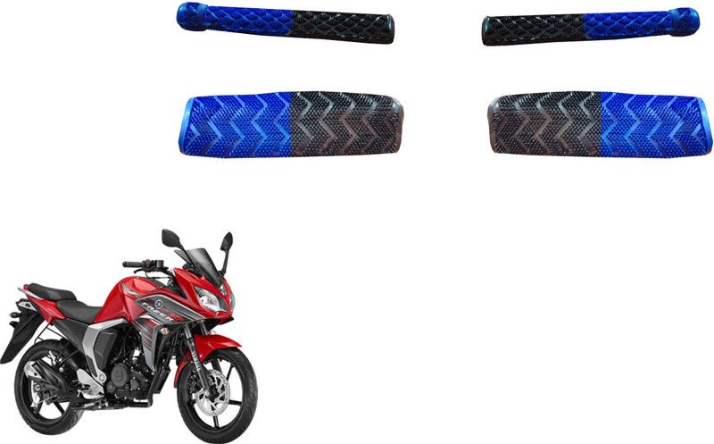 AutoVHPR YamFazeBlueBlackGripCoverwithClutchBreakCover Handle Bar Grip For Yamaha Fazer  (Pack of 2)