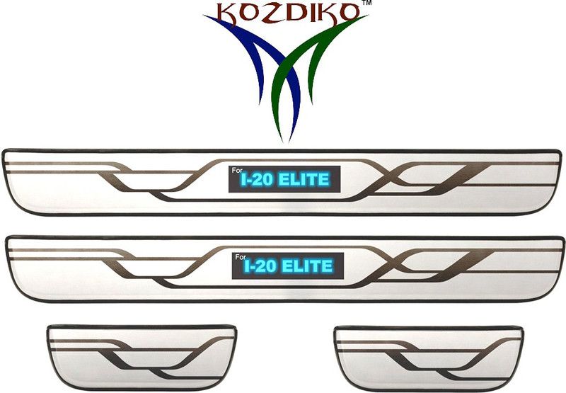 KOZDIKO Premium Quality Wireless 7mm Stainless Steel Led Scuff Plates Footsteps RMA25 Door Sill Plate