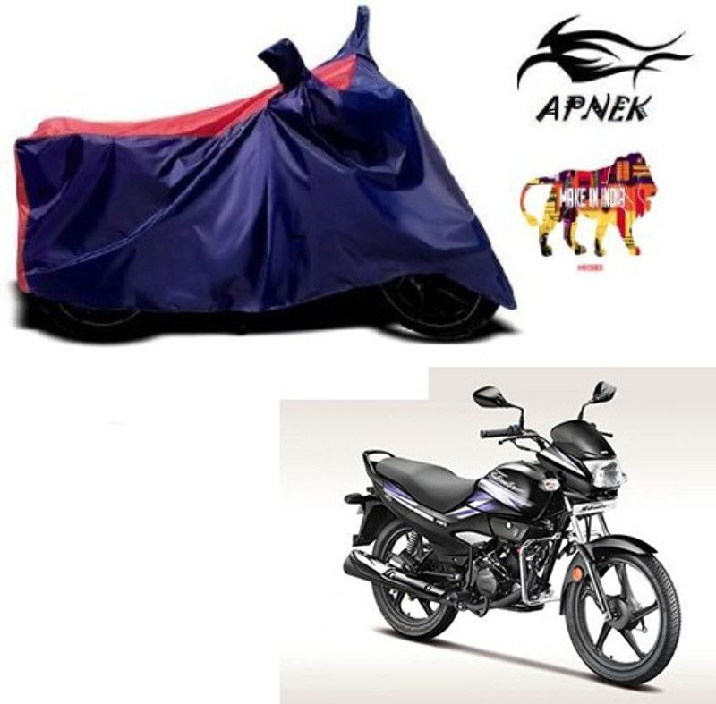 APNEK Waterproof Two Wheeler Cover for Hero  (Super Splendor, Red, Blue)