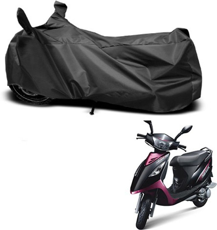 APNEK Waterproof Two Wheeler Cover for TVS  (Scooty Streak, Black)