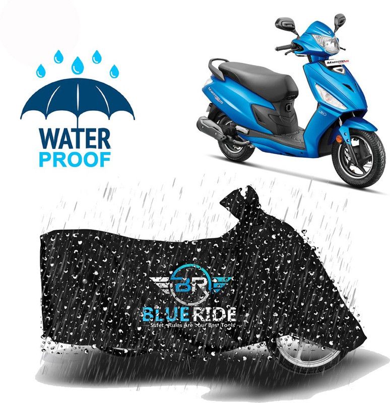BLUERIDE Two Wheeler Cover for Hero  (Maestro Edge, Black)