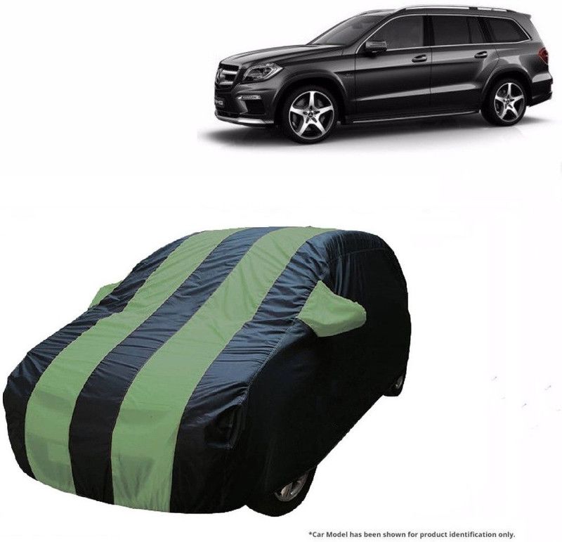 Flipkart SmartBuy Car Cover For Mercedes Benz GL-Class (With Mirror Pockets)  (Green, Blue)