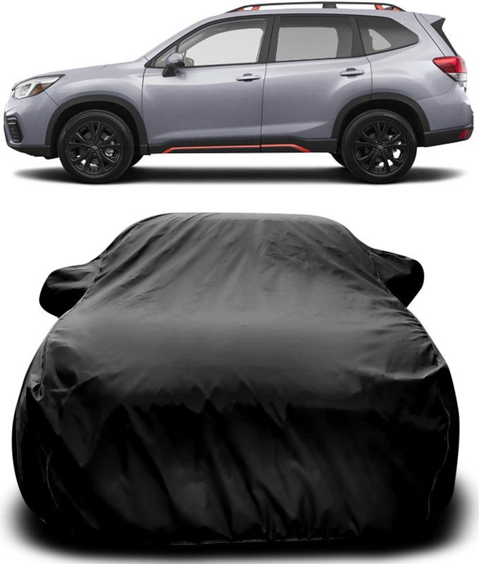 MoTRoX Car Cover For Subaru Forester (With Mirror Pockets)  (Black)