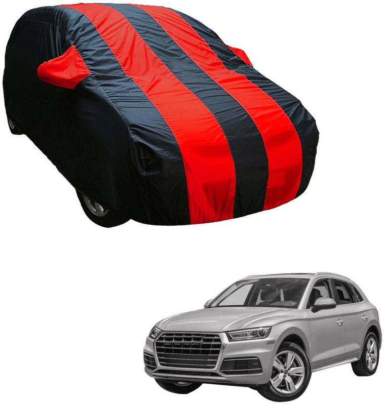 SS Zeeber Car Cover For Audi Q5 (With Mirror Pockets)  (Blue, Red)