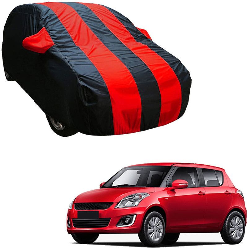 SS Zeeber Car Cover For Maruti Swift AMT VDI Diesel (With Mirror Pockets)  (Blue, Red)