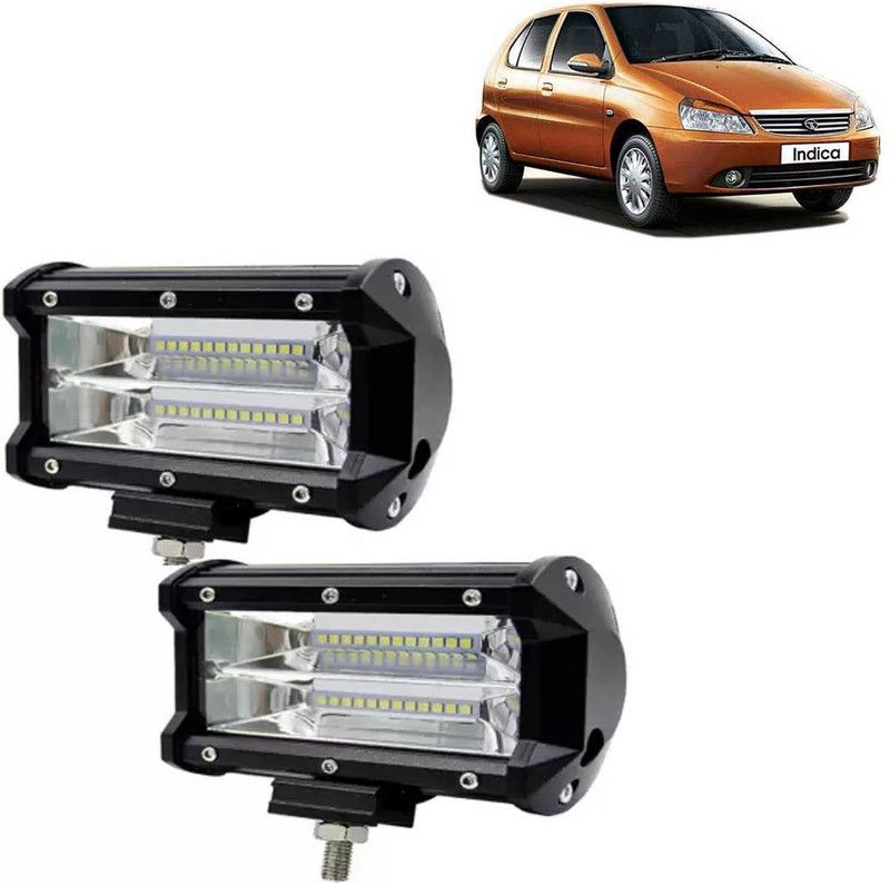 aksmit 24 LED Fog Light Set Of 2 For Indica_FL226 Fog Lamp, Back Up Lamp Car, Motorbike, Truck, Van LED for Tata (12 V, 72 W)  (Indica, Pack of 2)