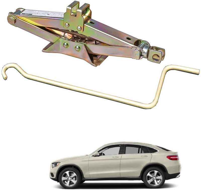 AuTO ADDiCT Manual Scissor car Jack For Mercedes Benz GLE Couple Vehicle Jack  (1000 kg)