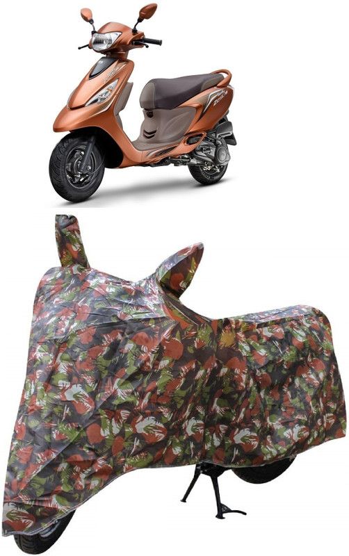 AutoKick Two Wheeler Cover for TVS  (Zest, Multicolor)