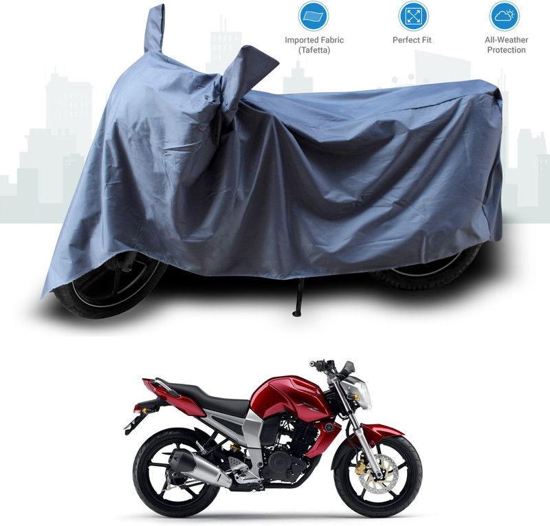 GOSHIV-car and bike accessories Two Wheeler Cover for Yamaha  (FZ-S FI, Grey)