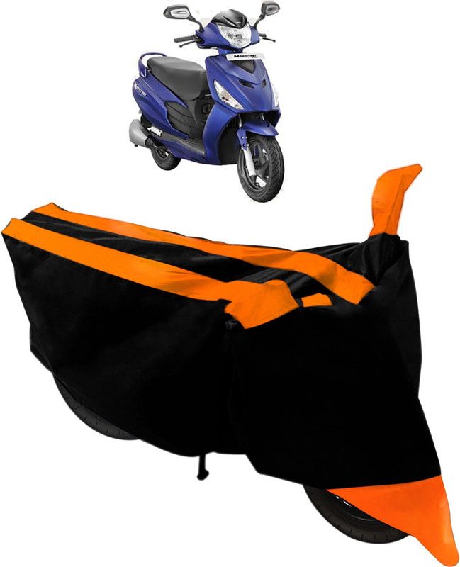 Purpleheart Two Wheeler Cover for Hero  (Maestro Edge, Black, Orange)