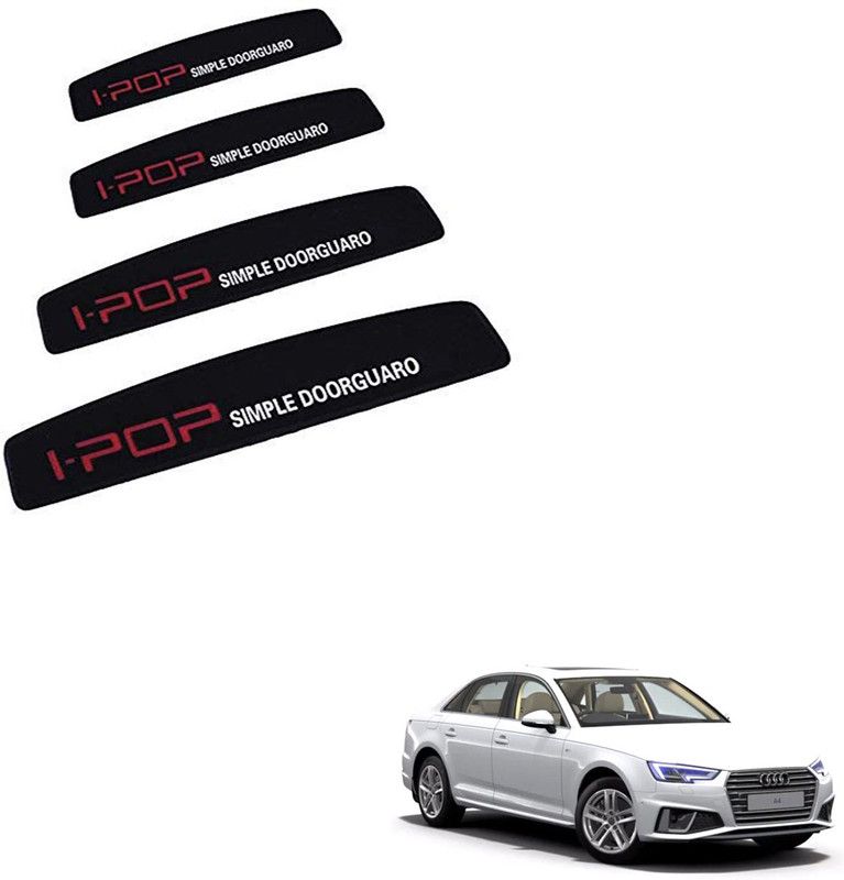 SEMAPHORE Rubber Car Door Guard  (Black, Pack of 4, Audi, A4)