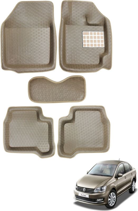 AUTYLE EVA, Plastic 3D Mat For Volkswagen Vento  (Beige)