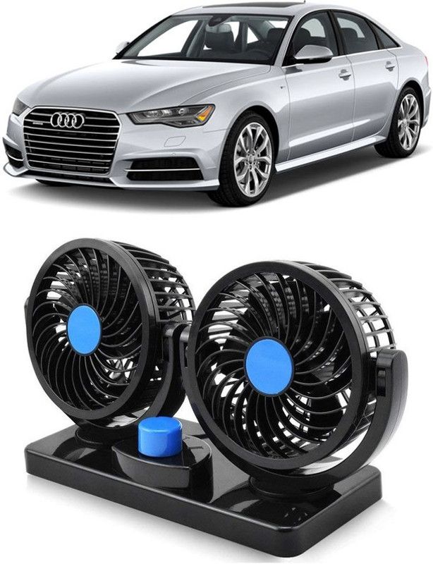 Amulite Car Fan 12V 360 Head 2 Speed Quiet Strong for All Vehicles-CF31 Car Interior Fan  (12 V)