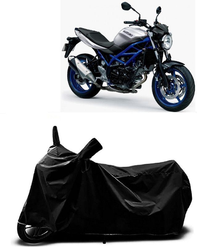 OliverX Waterproof Two Wheeler Cover for Suzuki  (SV650 BS6, Black)