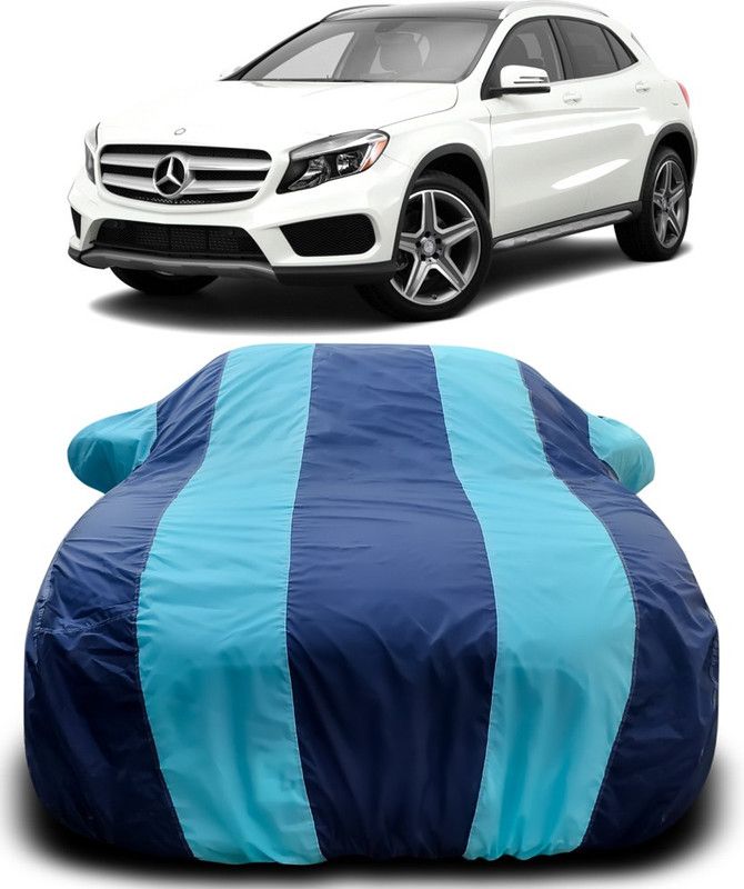 MoTRoX Car Cover For Mercedes Benz GLA (With Mirror Pockets)  (Blue, Blue)