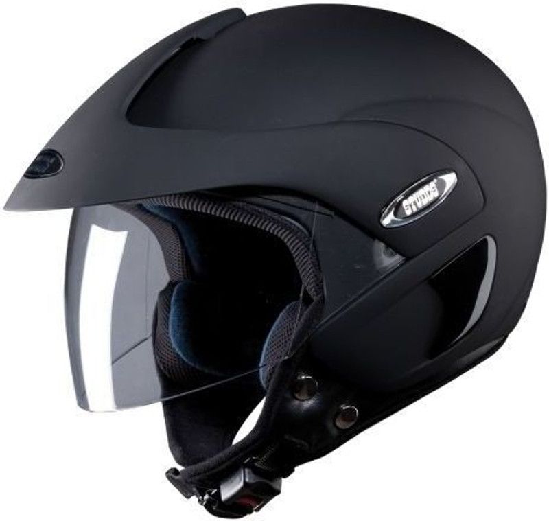 STUDDS MARSHALL OPEN FACE - L Motorsports Helmet  (MATT BLACK)