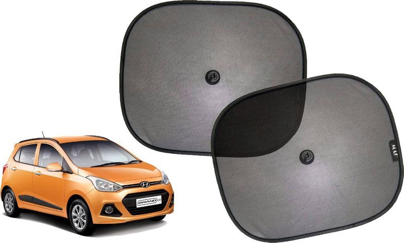 Riderscart Side Window Sun Shade For Hyundai Grand i10  (Black)