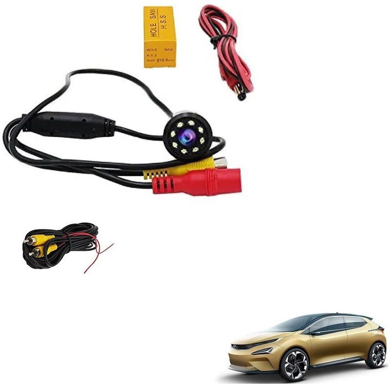 AuTO ADDiCT Reverse Parking Camera Car Rear View(Waterproof,LED,Night Vision) for Tata 45X Vehicle Camera System