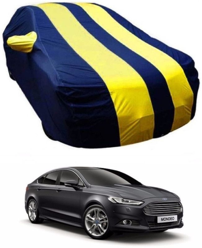 NEXTON Car Cover For Ford Mondeo (With Mirror Pockets)  (Blue, Yellow)