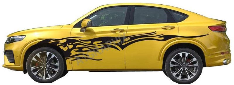 A1GRAPHIX Sticker & Decal for Car & Bike  (Multicolor)