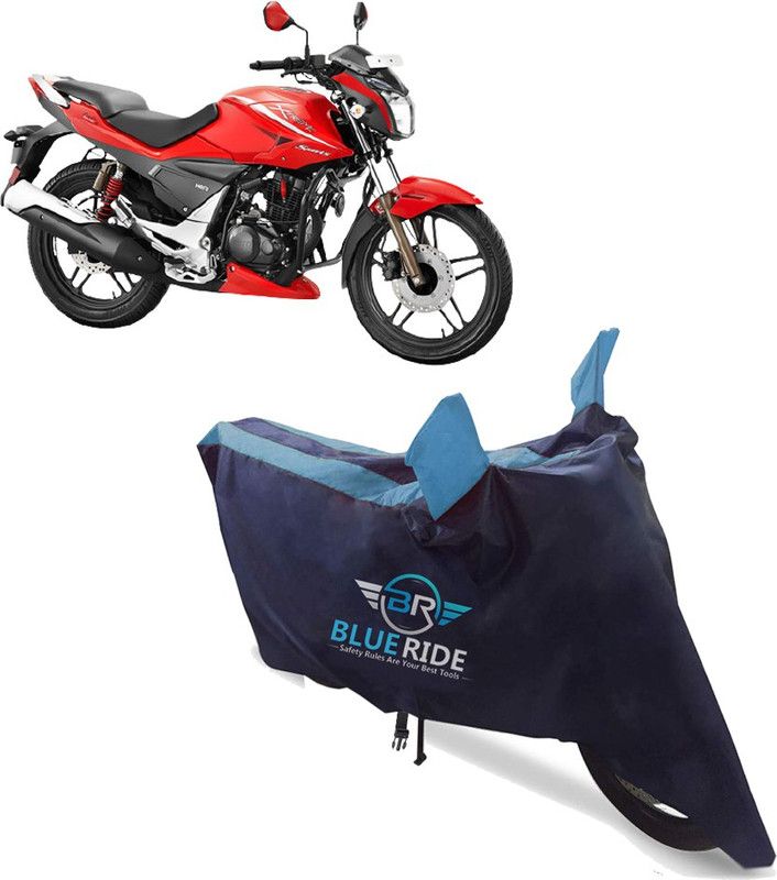 BLUERIDE Two Wheeler Cover for Hero  (Xtreme Sports, Blue)