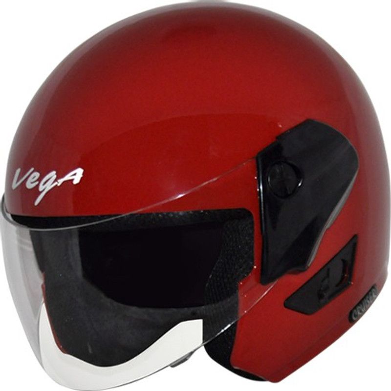 VEGA Cruiser Motorbike Helmet  (Red)