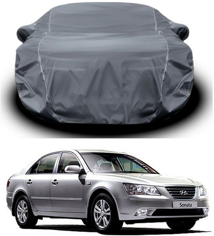 AutoTiger Car Cover For Hyundai Sonata Transform (With Mirror Pockets)  (Grey)