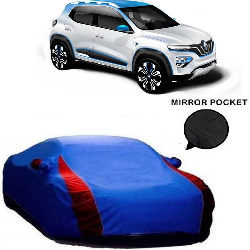 Ascension Car Cover For Renault Kwid EV (With Mirror Pockets)  (Blue)