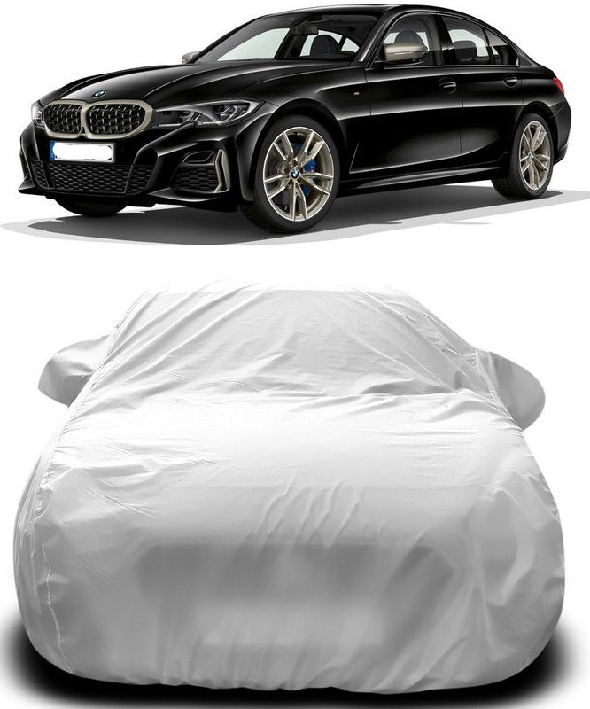 Genipap Car Cover For BMW 328i (With Mirror Pockets)  (Silver)