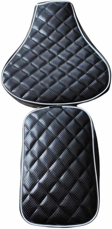 Shine Rexine World SRW BL S002 Split Bike Seat Cover For Royal Enfield Bullet Classic