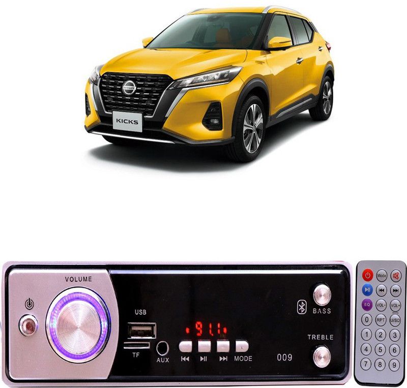 Purpleheart Silver009 BLUETOOTH/USB/SD/AUX/FM/MP3 Car Stereo ( Single Din) P-439 Car Stereo  (Single Din)