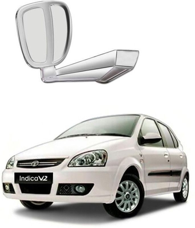 PRTEK Manual Remote Rear View Mirror For Tata Indica  (Center)