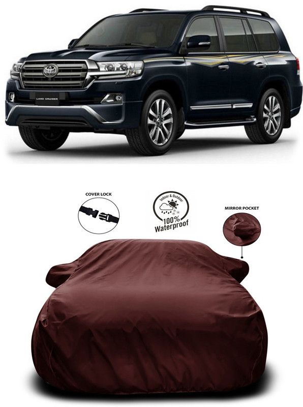 Ascension Car Cover For Toyota Land Cruiser (With Mirror Pockets)  (Brown)