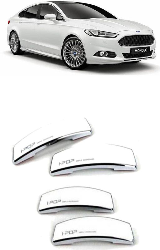 I-POP Plastic Car Door Guard  (White, Pack of 4, Universal For Car, Mondeo)