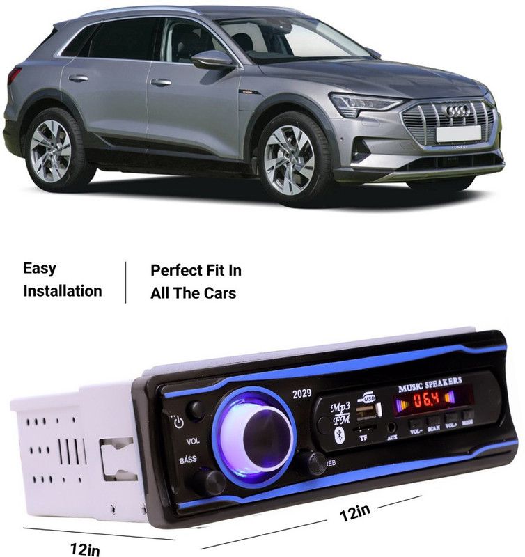 EverLand Blue Stereo-999 BLUETOOTH/USB/SD/AUX/FM/MP3 (BLUE & Black)-0-19 Car Stereo  (Single Din)