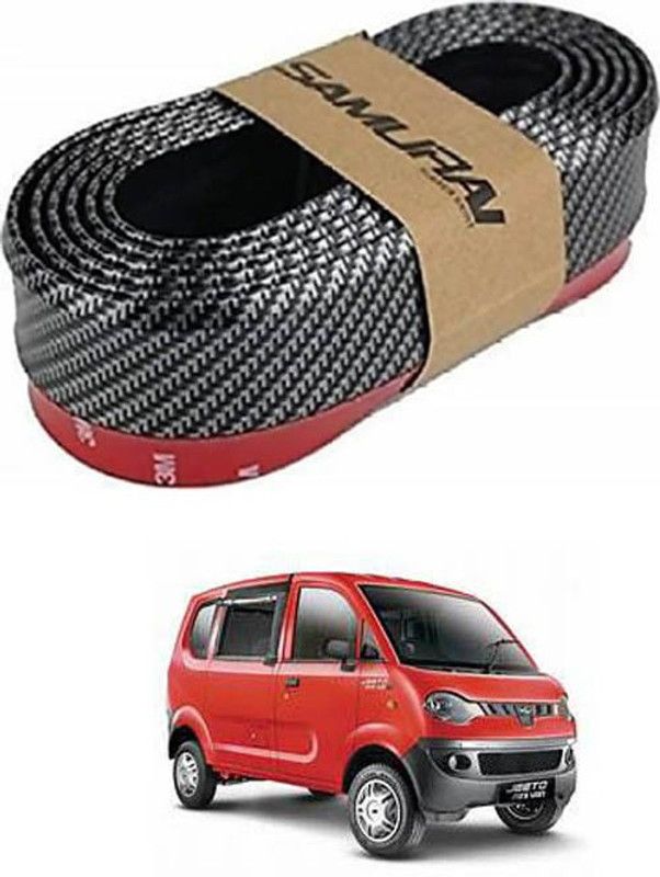 APICAL Car Carbon Fiber Front Bumper Lip Strip For Jeeto Car Beading Roll For Window, Bumper  (5 m)