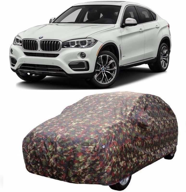 CoNNexXxionS Car Cover For BMW X6 (Without Mirror Pockets)  (Blue, For 2005, 2006, 2007, 2008, 2009, 2010, 2011, 2012, 2013, 2014, 2015, 2016, 2017, NA Models)