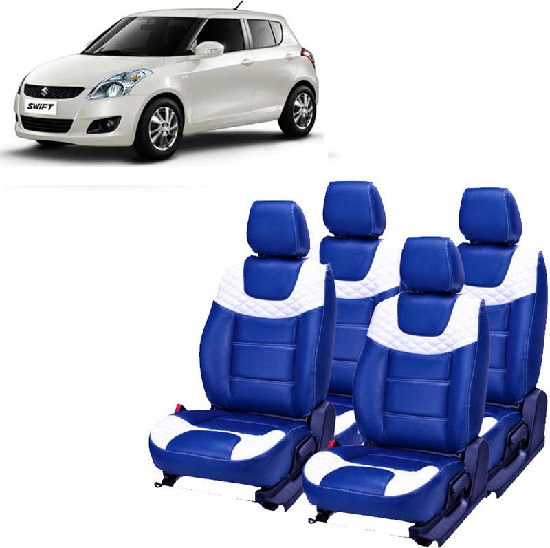 JMDi PU Leather Car Seat Cover For Maruti Swift  (Without Back Seat Arm Rest, 5 Seater, 2 Back Seat Head Rests)