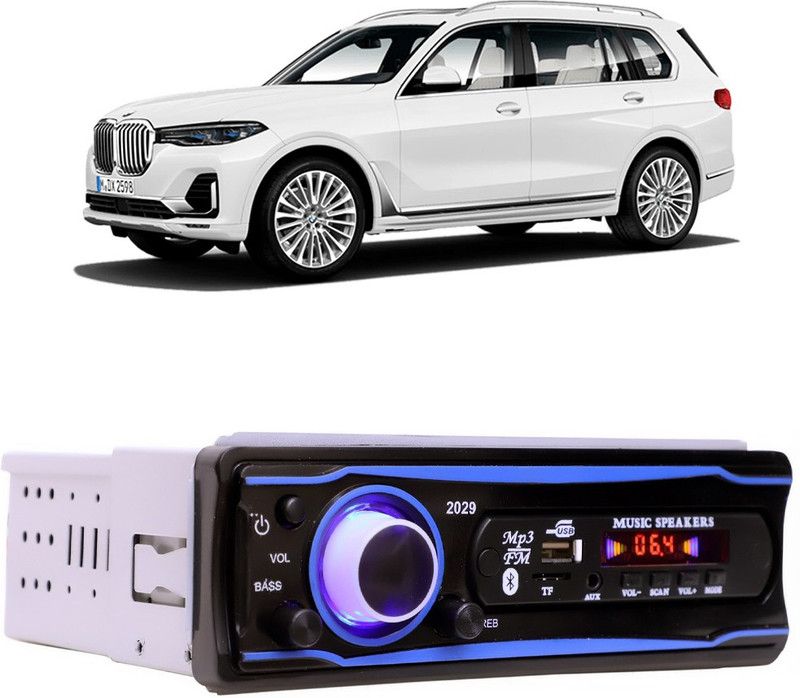 JBRIDERZ Blue Stereo-2029 BLUETOOTH/USB/SD/AUX/FM/MP3 (BLUE & Black)-79 Car Stereo  (Single Din)