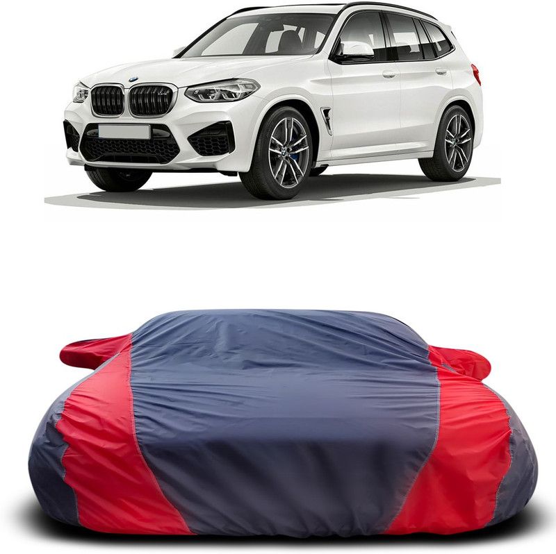 Ascension Car Cover For BMW X3 (With Mirror Pockets)  (Grey, Red)