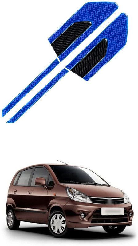 PROEDITION Plastic Car Bumper Guard  (Blue, Pack of 4, Maruti, Zen Estilo)