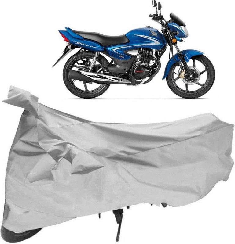 Gargi Traders Waterproof Two Wheeler Cover for Honda  (CB Shine, Silver)